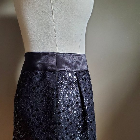 Little Black Etcetera Sequin Formal Mini Skirt - Picture 7 of 13